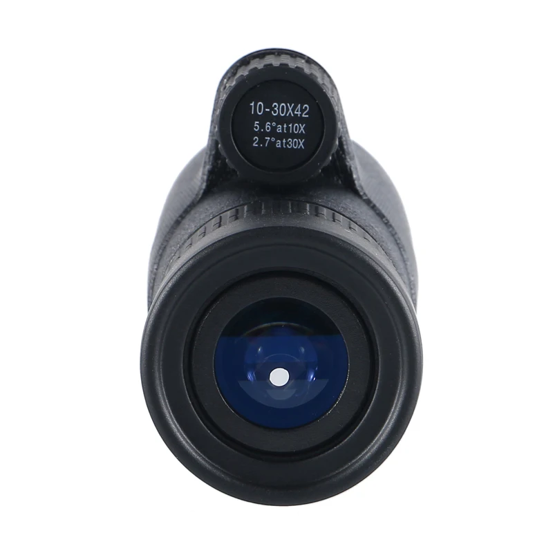 10-30x42 High Zoom Monocular Military Telescope BAK4 Prism Binoculars Big Eyepiece Lens Spotting Scope For Hunting Camping X391B |