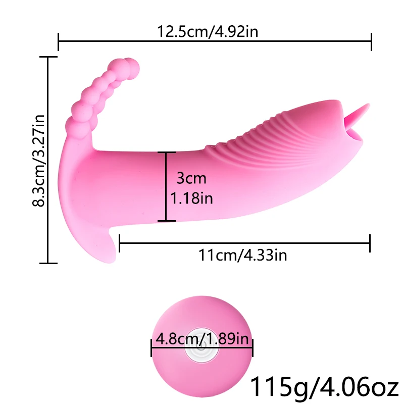 G spot головка с язычком невидимые носки Стимулятор клитора ремешок на