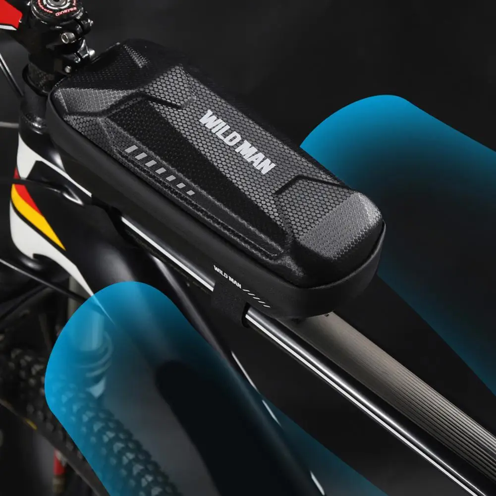 

WILD MAN-ES5 Waterproof Shockproof Hard Shell Front Tube Frame Bag for Mountain Bike accessories