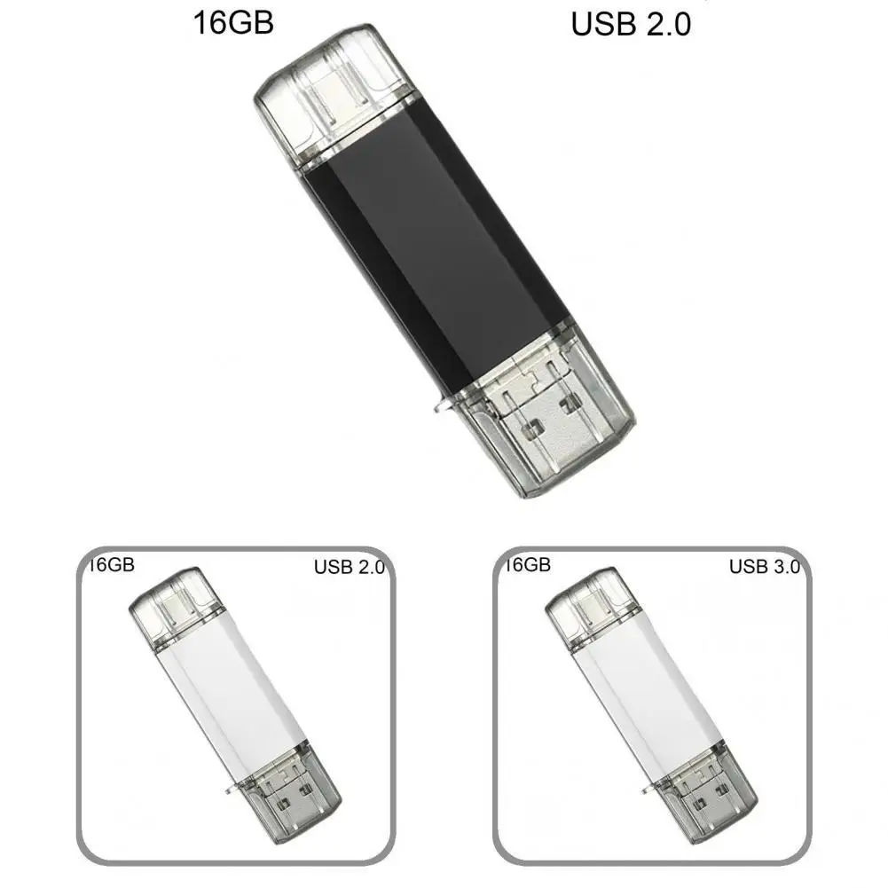 

Waterproof High-quality 16GB/32GB/64GB Type-C/USB Flash Disk OTG Pen Drive Dual Interfaces Flash Disk Convenient for Car