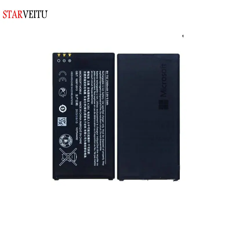 BV T5C аккумулятор для Nokia Microsoft Lumia 640 Lumia640 RM 1073 сменные батареи батарея 2500