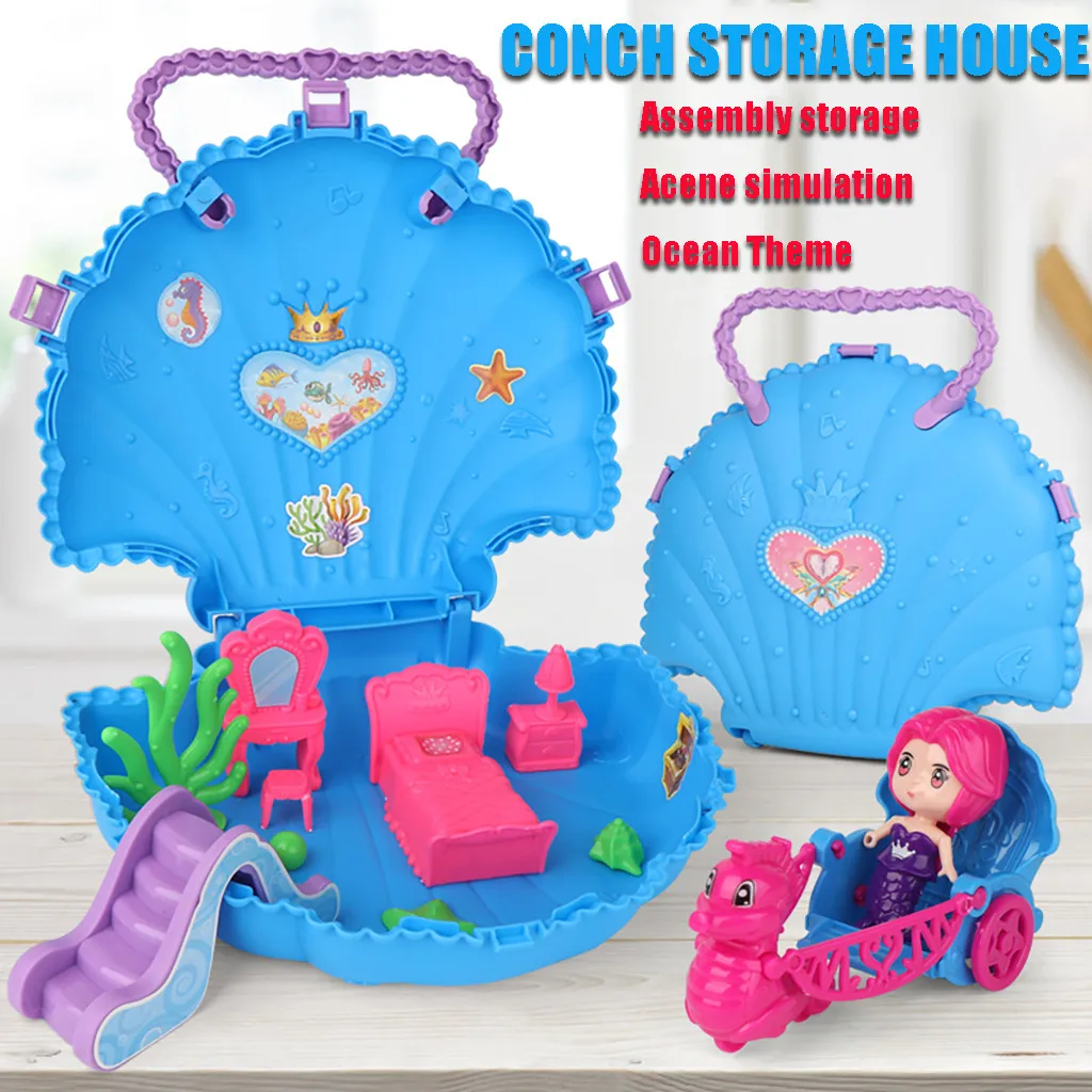 Принцесса искусственная ситуация игрушечный дом чехол для хранения игрушки