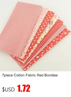 Booksew розовый бант дизайн хлопчатобумажная ткань для шитья DIY куклы Telas белая стеганая простая ткань для пэчворка Скрапбукинг