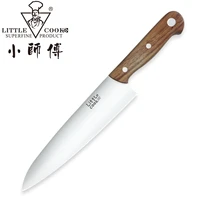 little cook kitchen sashimi chef knife handmade fixed blade chinese meat cleaver sharp cheese vegetable cutter cooking tools