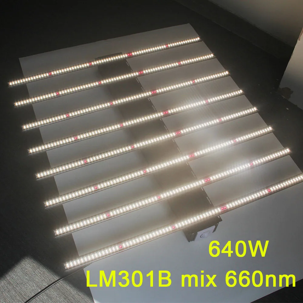 Идея 640W Samsung LM301B Quantum доска СИД растет свет бар полный спектр с пультом