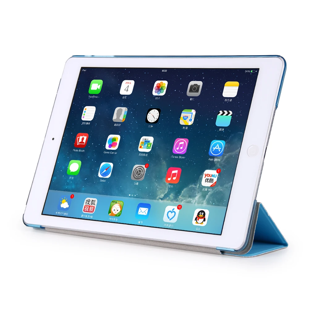HUEVN PC кожаный чехол для Apple iPad mini 1 2 3 модный умный + полупрозрачный Mini 4 5 (2019) |