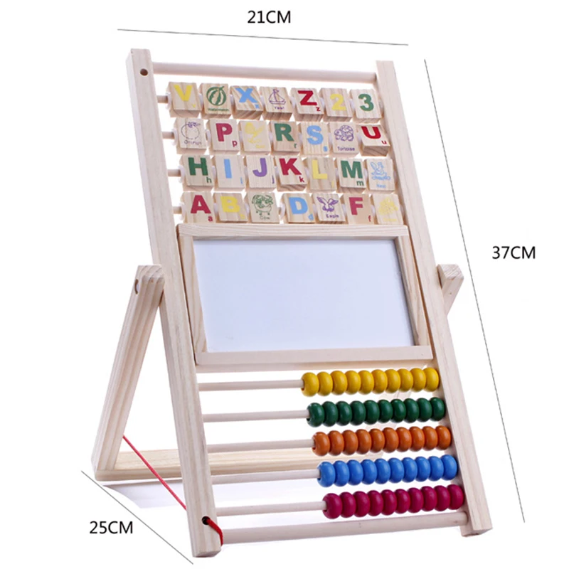 Многофункциональный Abacus обучающая рамка деревянные для счета Когнитивная доска