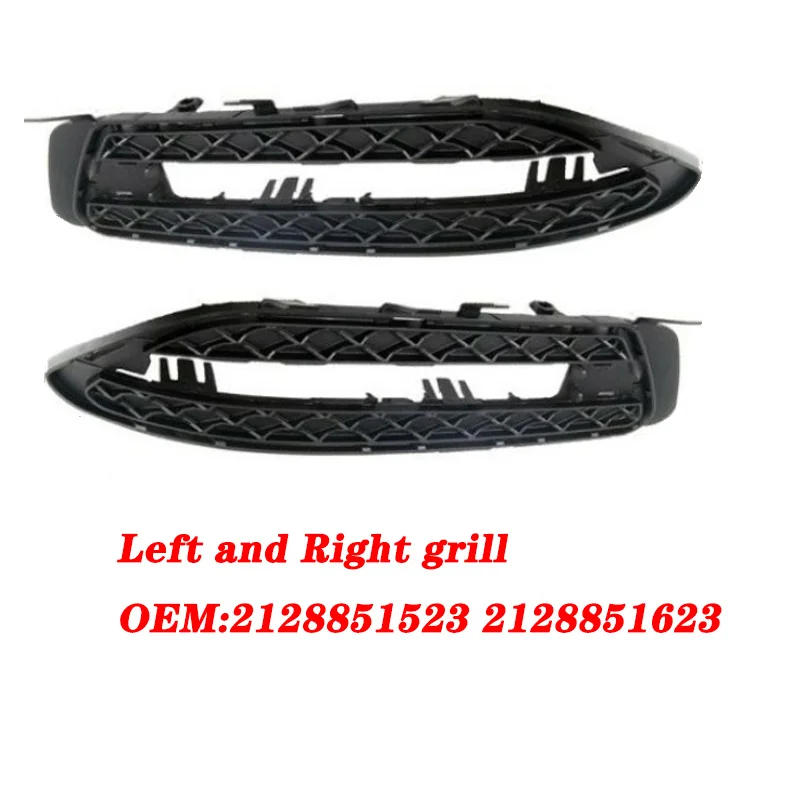 pair grill Передняя решетка автомобиля, дневной ходовой светильник, крышка 2128851523 2128851623 2128851574 2128851674 для Mercedes E-Class W212 2012 2013 - Цвет: pair grill