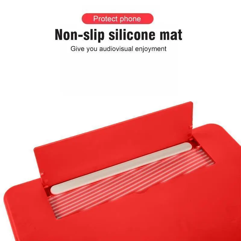 12 дюймов 3D Тонкий складной мобильный телефон усилитель стенд Лучший сотовый