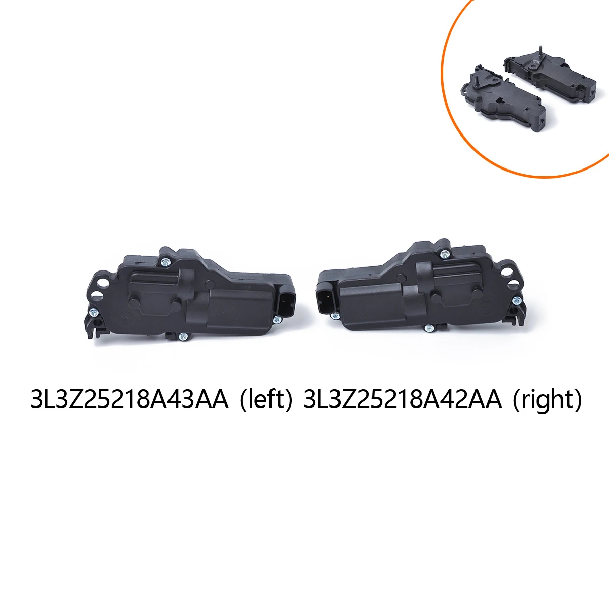 

Новый набор приводов правой и левой боковой дверной замка для FORD 3L3Z25218A42AA Lincon Mercury 3L3Z25218A43AA
