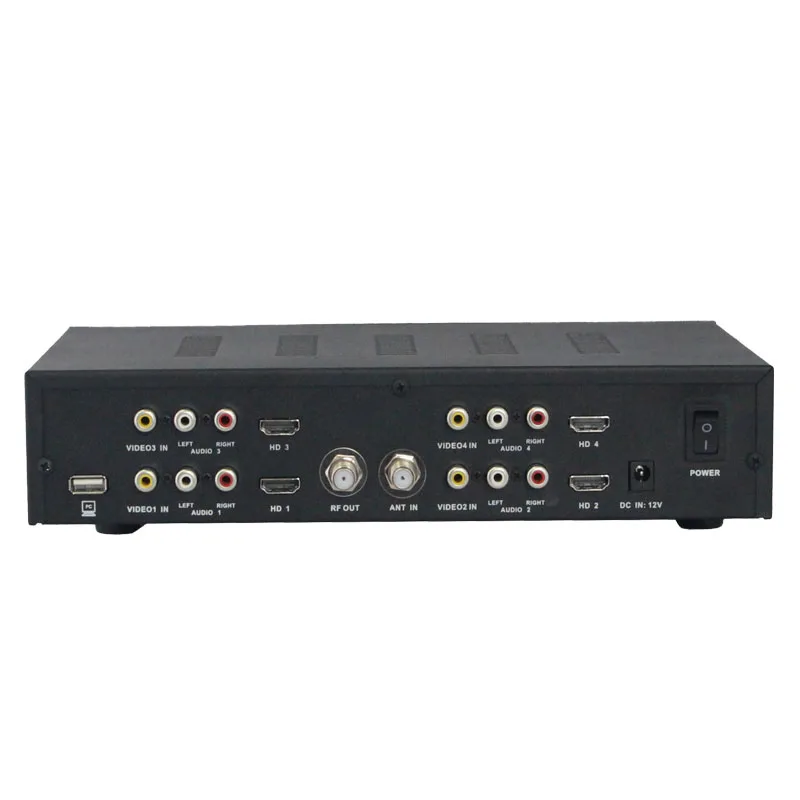 Satlink WS-7990 4 Route DVB-T модулятор AV HD H.264 кодирующий кодирования DVB T RF | Электроника