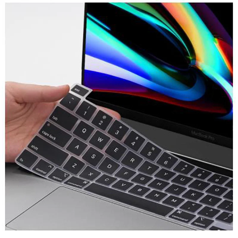 

Силиконовая накладка на клавиатуру для Apple MacBook Pro, 16 дюймов, модель A2141, новинка 2021 года, накладка на клавиатуру Pro16 2021, A2485, Pro14, 2021, A2442