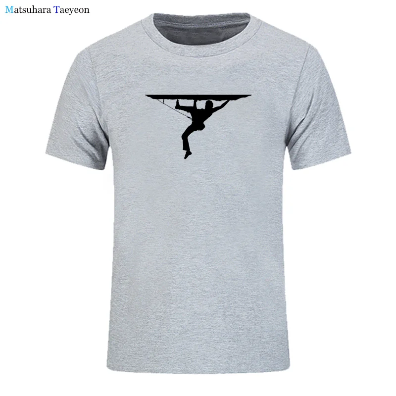 

Cotton Short Sleeve T Shirt Climbing Mountain Fashion O-neck T Shirt for Men Cool Streetwear Plus Size Tee Top Men Clothing