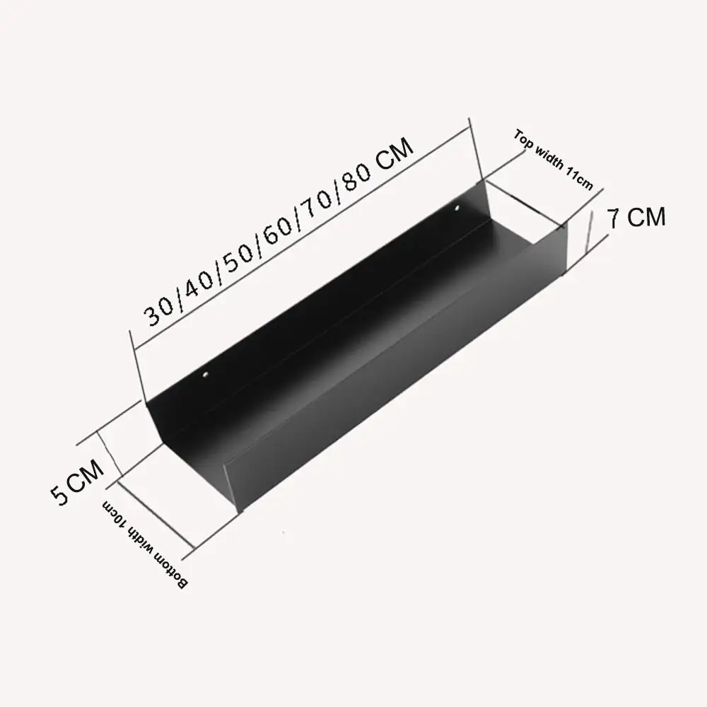 

Bathroom Shelf Organizer Wall Mount Shower Shampoo Soap Cosmetic Shelves Kitchen Storage Rack Holder Bathroom Accessories