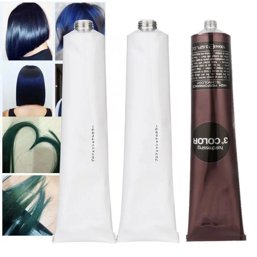 Воск для волос 100 мл синий цвет крем окрашивания салона стойкая краска цветной