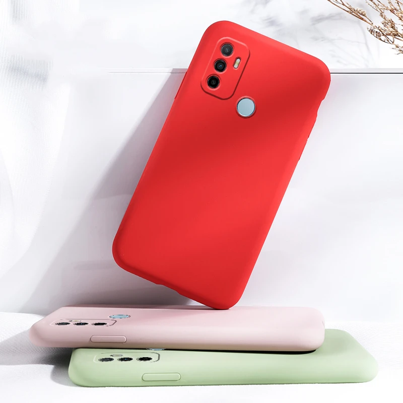 Funda de goma suave para OPPO A53, carcasa protectora de silicona para OPPO A94, A53, A94, A95, A74, A52, A72, Realme 8 Pro GT-1