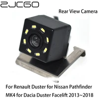 zjcgo ccd car rear view reverse back up parking camera for renault duster for nissan pathfinder mk4 for dacia duster facelift