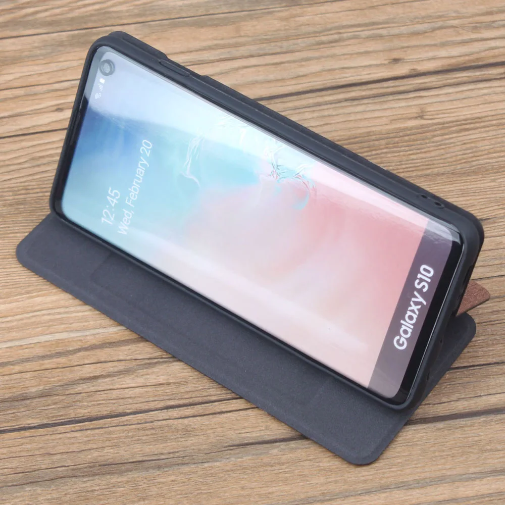 Чехол с откидной крышкой для samsung A50 A60 A70 A40 A30 A20 A10 A80 A90 кожаный чехол S10 J4 J6 S9 S8 плюс S7 край A7 A8 Note 9 10 крышка