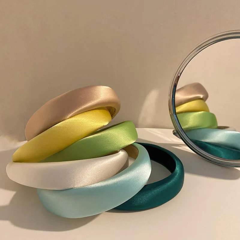 

Обруч для волос с атласным покрытием для женщин и девочек