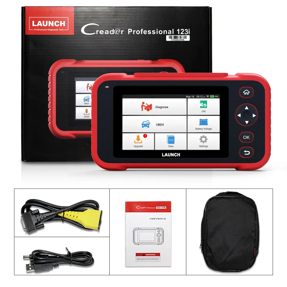 

LAUNCH CRP123i Diagnostic Scanner 4 system OBD2 Code Reader 5'inch Touch Screen OBDII Scanner Vehicle Diagnostic Tools