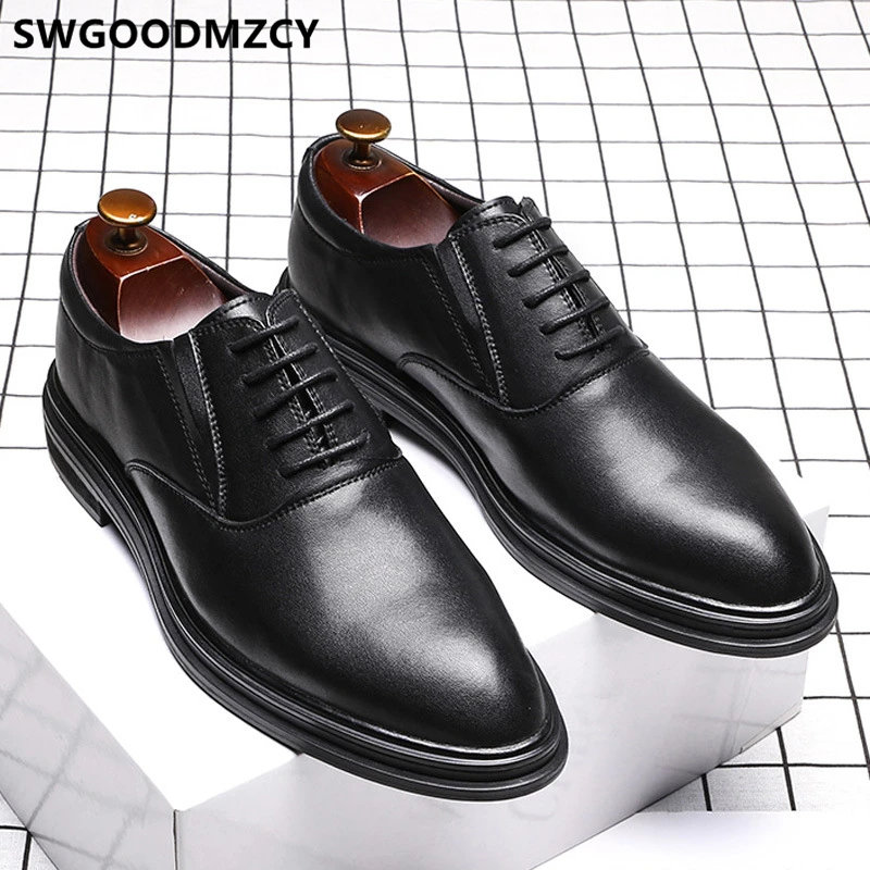 Деловая обувь для мужчин Офисная Итальянская брендовая Дизайнерская мужская