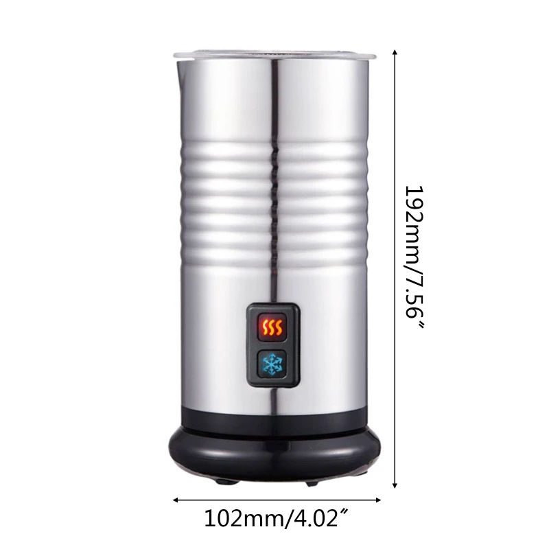 

Stainless Steel Automatic Coffee Cold and Hot Milk Foam Machine Small Home Milk Frother Portable Milk Heating Machine for 19QE