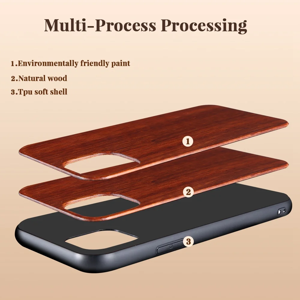 Деревянный чехол для iPhone 7 11 PRO Max XR XS MAX 8 6S X Plus | Мобильные телефоны и аксессуары