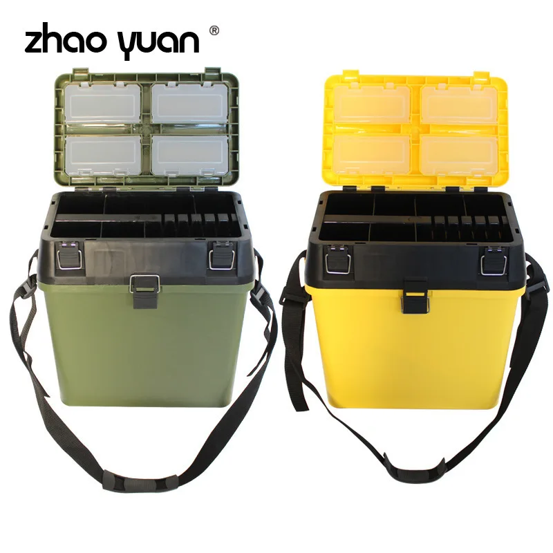 

Portable Fishing Box Multi-Layer Fish Lures Fishing Tackle Box Plastic Case Organizer Durable Fishing Lure Storage Case