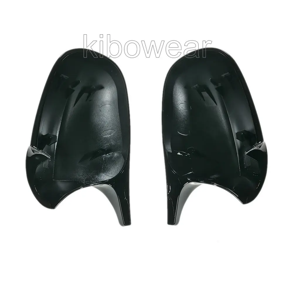 Черная боковая крышка зеркала для BMW E90 E91 E92 E93 2006 2007 E80 E81 E87 PRE-LCI форма рога заменить
