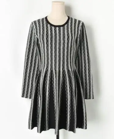 long sleeve Милый розовый свитер платье летний короткие рукава опояска складки трикотаж платье женский костюм - Цвет: long sleeve
