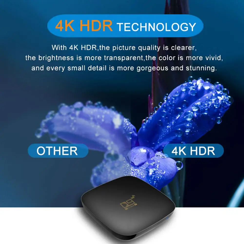 Для Android 10 0 телевизионная коробка с Bluetooth Smart TV Декодер каналов кабельного