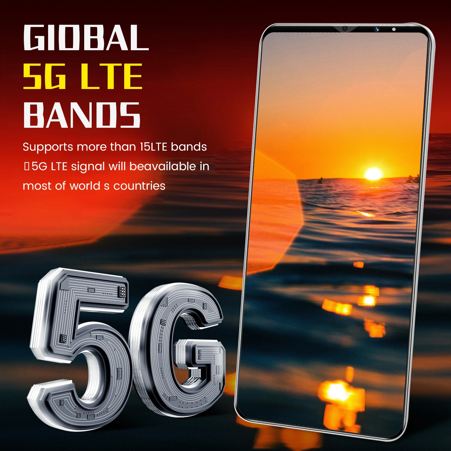 

Global Version 5G Network Smartphone S36ultra 6.72Inch Andriod11 Full Screen MobilePhone 8+256G 6800mah Battey 32+50MP CellPhone