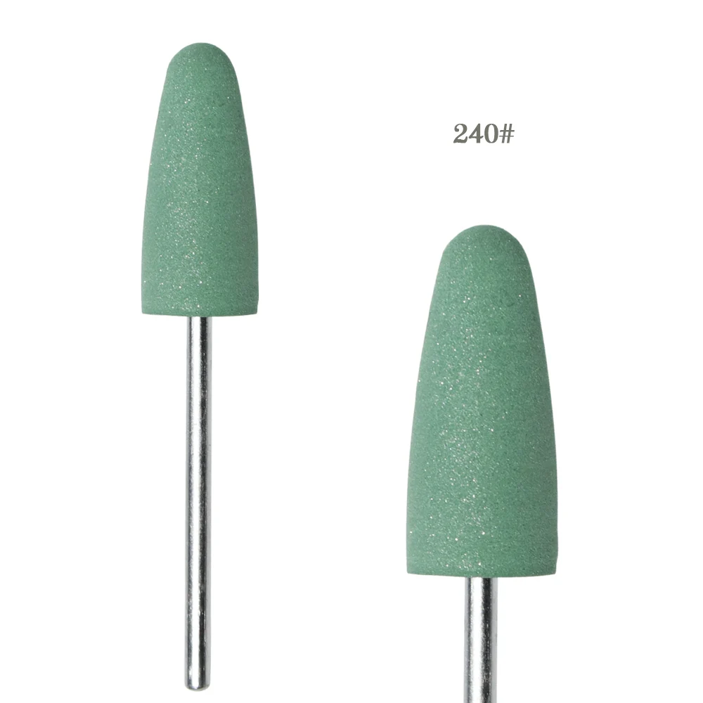 GJ03 Green 1 шт., силиконовая мельница для ногтей, фрезы для кутикулы, фрезы для маникюра, электрические аксессуары, инструменты, BEGJ03 - Цвет: GJ03 Green