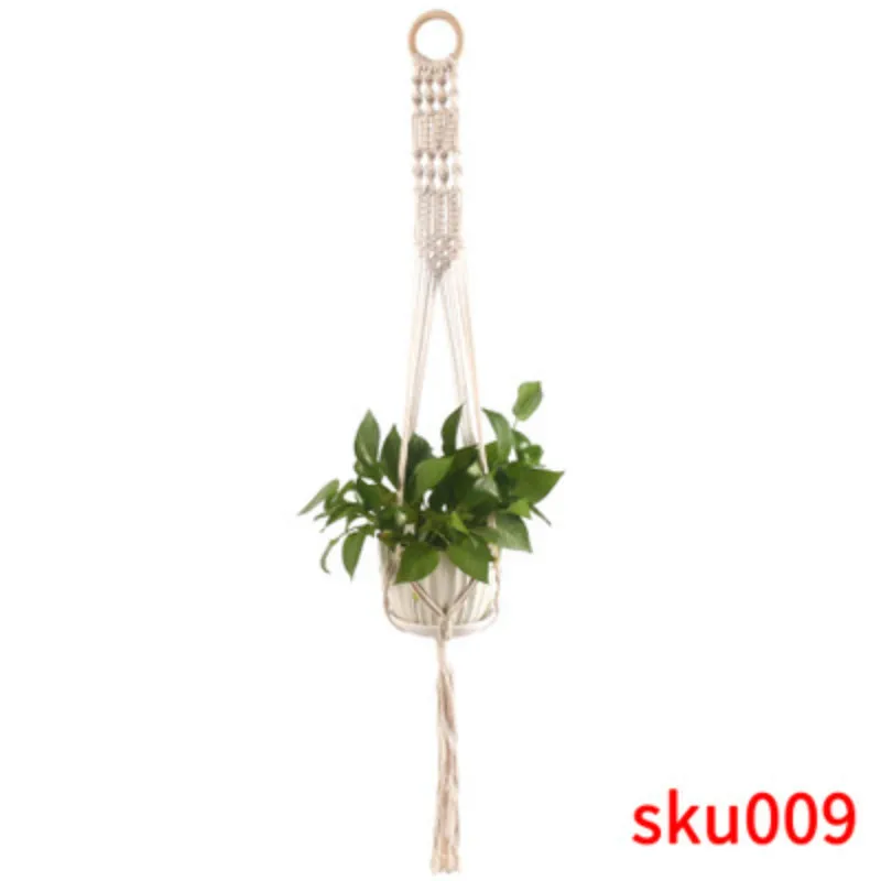Подвесные плантаторы 100% ручная работа Подвеска для растений из макраме