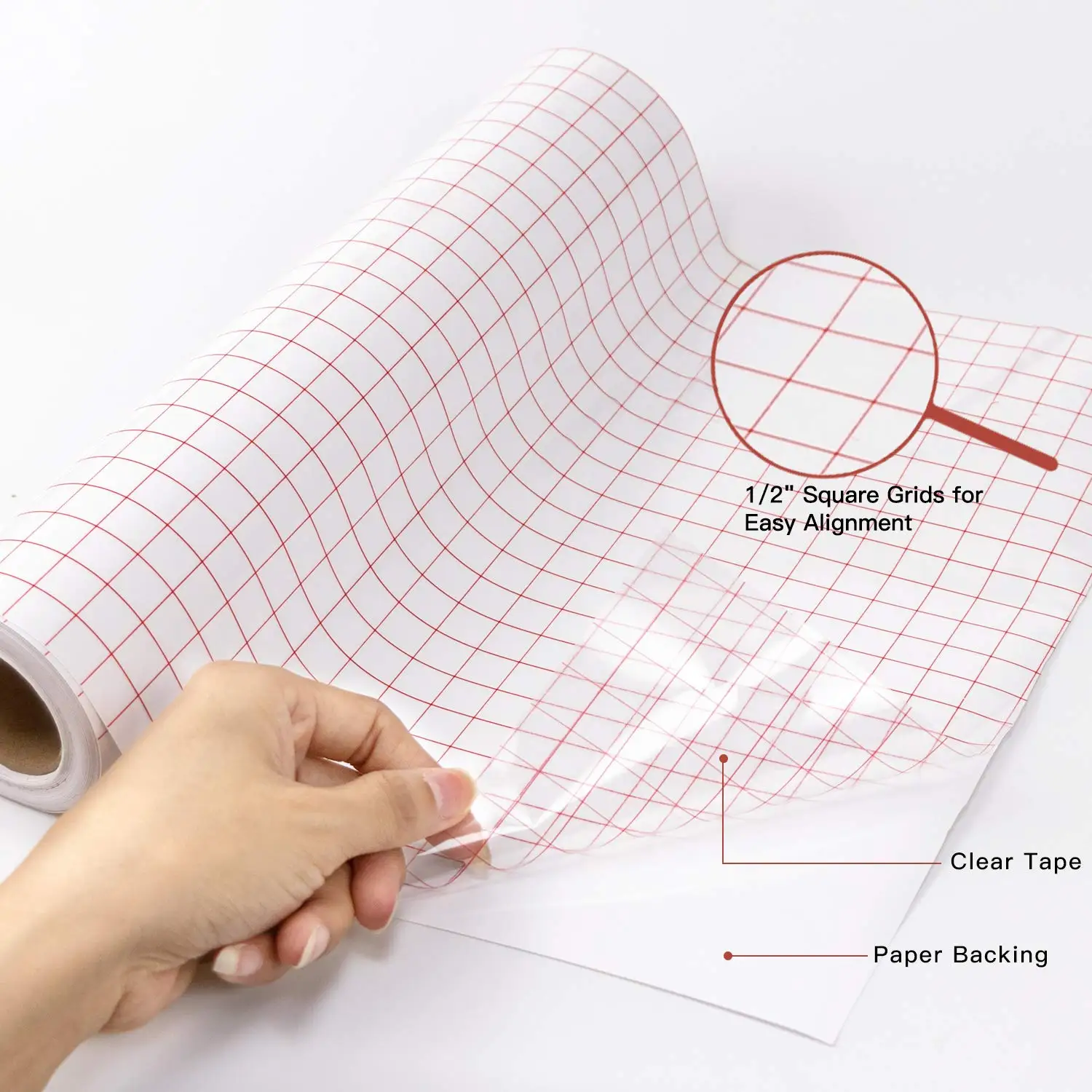 Прозрачная виниловая лента для нанесения клейкой ленты 10 м | Обустройство дома