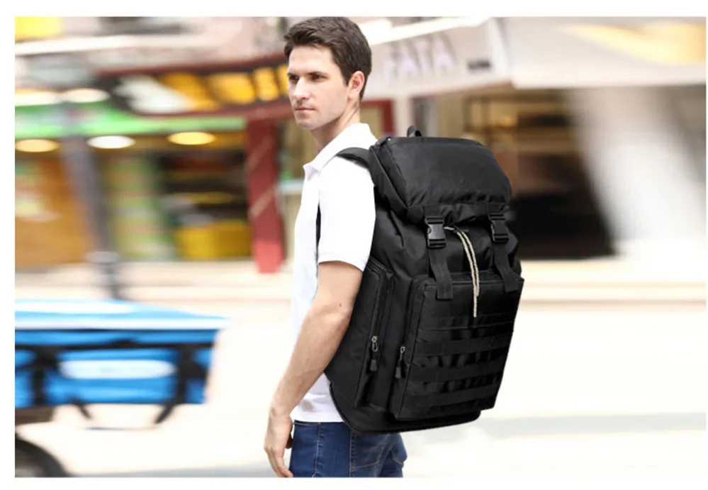 Большой емкости Ткань Оксфорд на открытом воздухе путешествия водонепроницаемый плечи посылка Мужской рабочий багаж рюкзак альпинист небольшой рюкзак военной расцветки