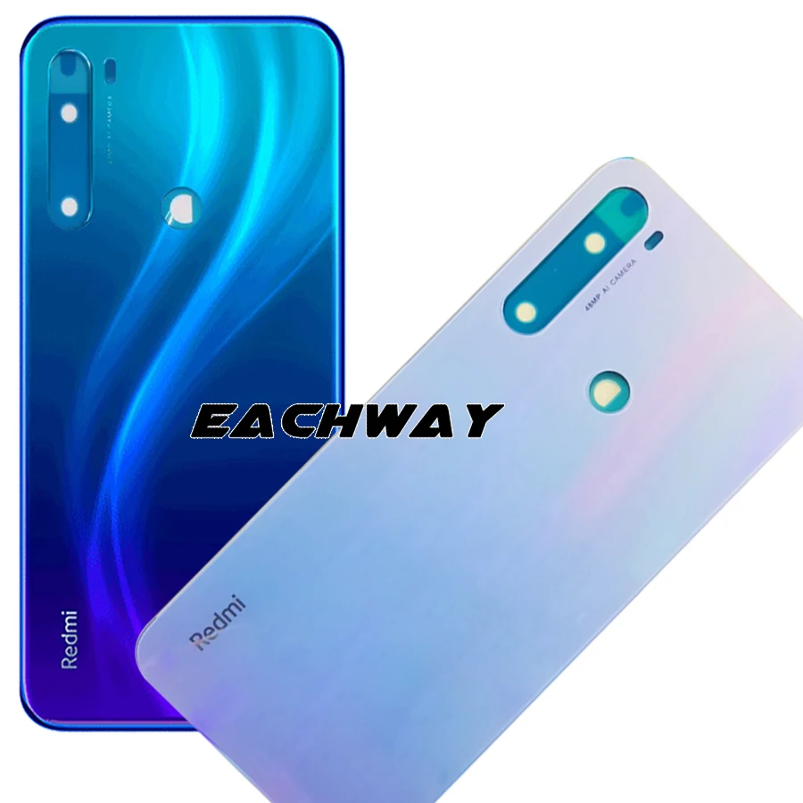 Оригинальная крышка батарейного отсека для Xiaomi Redmi Note 8 pro Задняя стеклянная