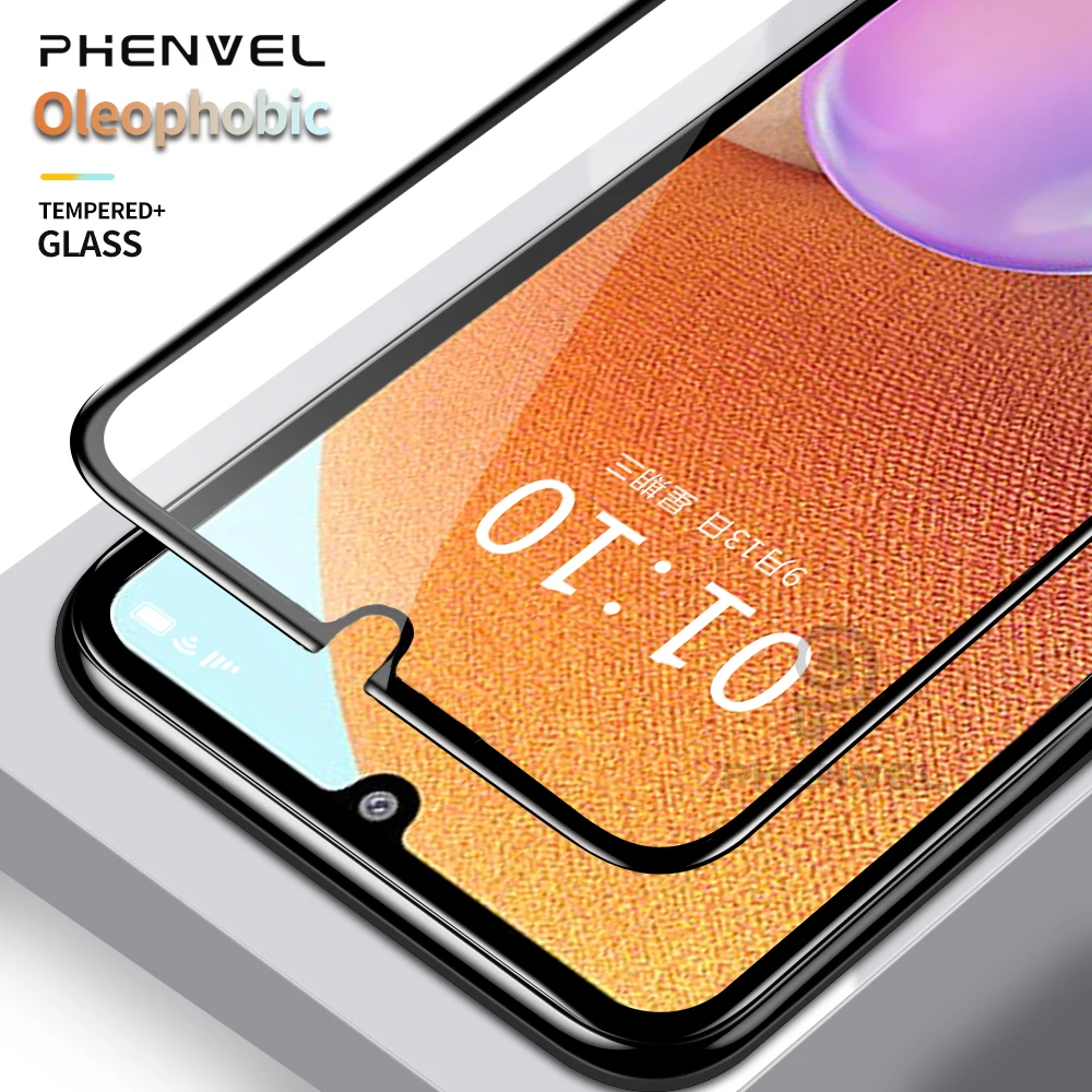 Oleophobic Tempered Glass Screen Protector For Samsung Galaxy A32 Enhanced Protective | Мобильные телефоны и аксессуары