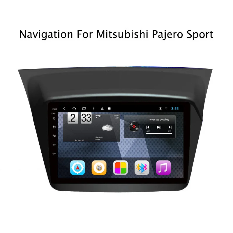 Восьмиядерный Android 8 1 Автомобильная dvd навигационная система для Mitsubishi Pajero Sport 2013