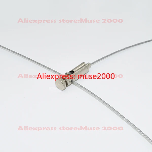 2 отделения сталь блокиратор веревки потолочный светильник трос клип с крючки