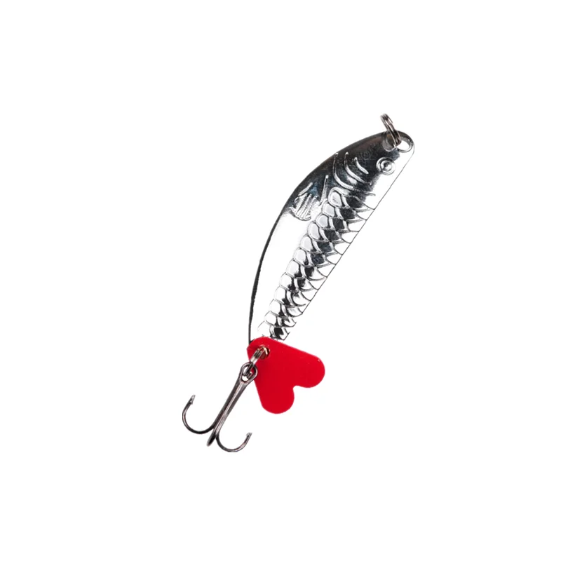 

1pcs 7g 7.5cm Artificial Laser Beveled Sequins Sequined Silver Spoon Fishing Lure Fishing Baits Sea Lures Fishing Accessories