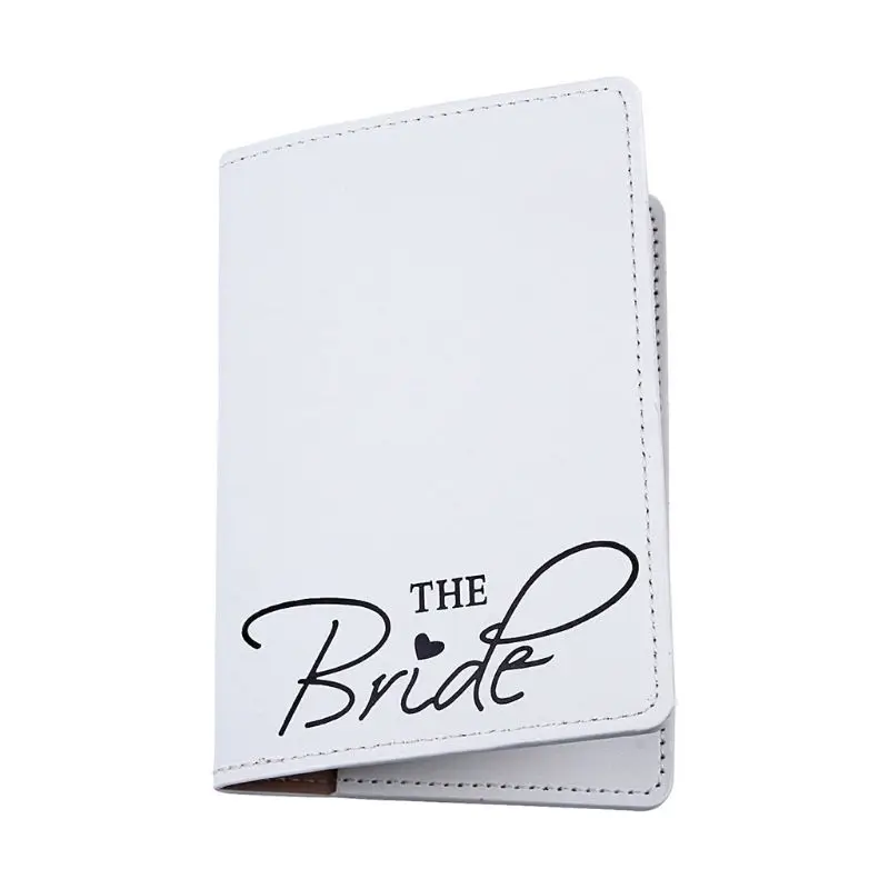 

Portable Bride Groom Travel Passport ID Credit Card Cover Holder Case Protector Q1QA