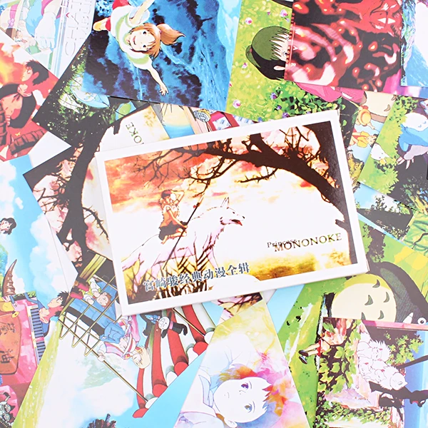 

1 Набор, необычная комиксная открытка, милые Мультяшные поздравительные открытки в японском стиле, подарочные открытки на день рождения, товары для заметок (ss-1740)