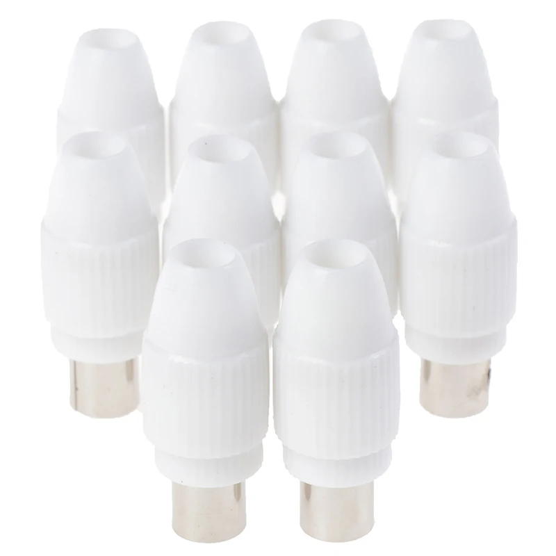 10x Free Welding RF Television Male Plug 9.5 TV Terminal Antenna Connector | Обустройство дома