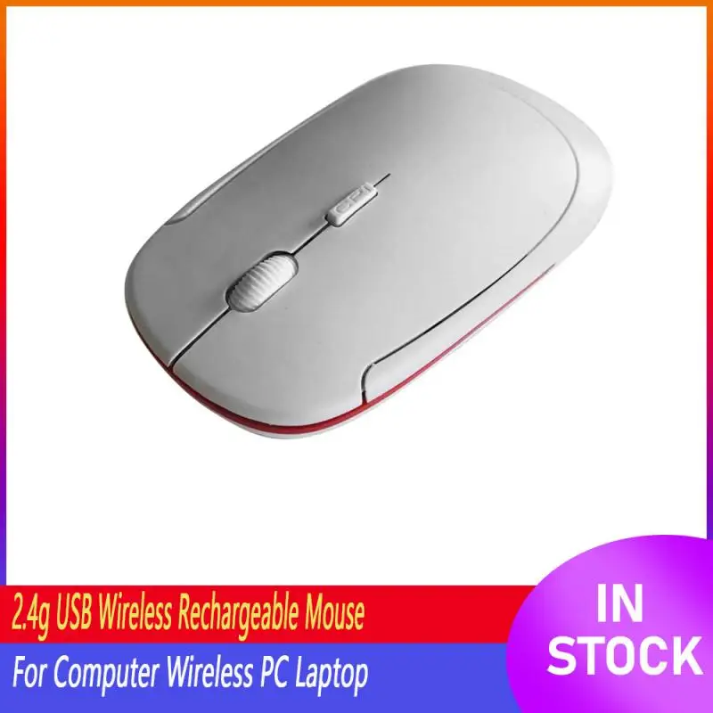 

Беспроводная USB-мышь 2,4G, перезаряжаемая, заряжаемая, ультратонкая, бесшумная, Офисная мышь, оптоэлектронный ПК, ноутбук, домашний коврик для ...