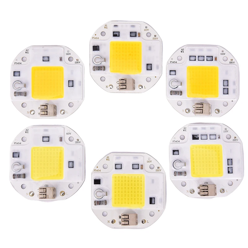 220V 110V быстрое соединение 50 Вт 70 1000 COB светодиодный чип для Точечный светильник