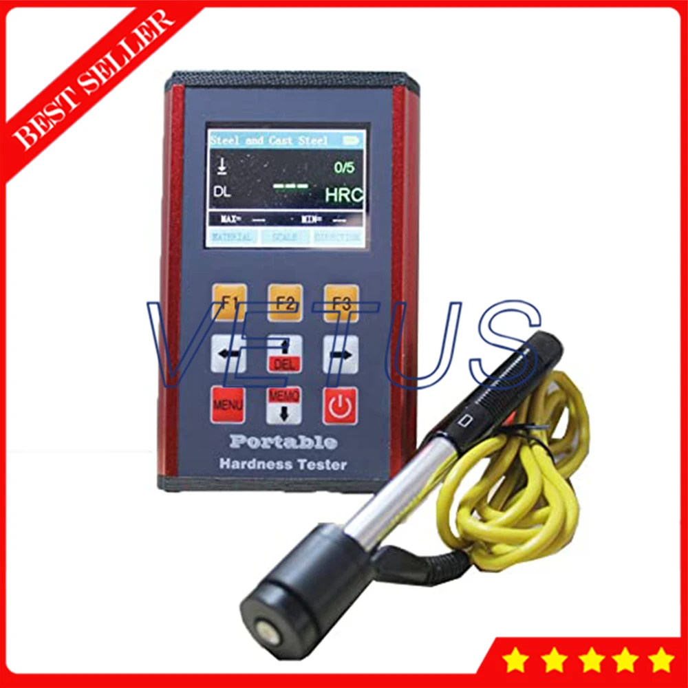 YHT500A Leeb измеритель твердости с HL HB HRA HRB HRC HV HS шкала цветной экран Измеритель Твердости|Прибор для определения