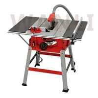 10 inch desktop cutting machine wood cutting machine 220v1800w woodworking sliding table saw electric saw cutting board tool