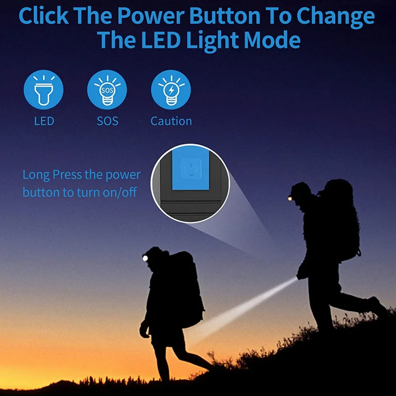 

Camping Lamp Solar Charging Treasure 10000 MAh Compass Mini Mobile Power Portable Outdoor Camping and Hiking Gear