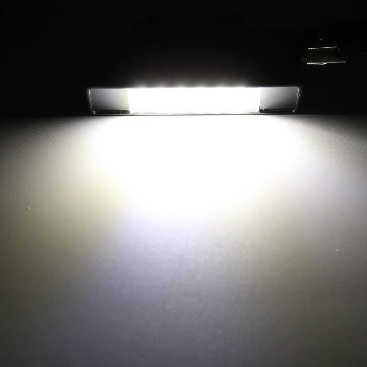 

ABS Plastic License Plate Light 18 LEDs 3.07x0.83in License Light Plate
